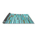 Sideview of Southwestern Light Blue Country Rug, con653lblu