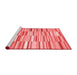 Country Red Washable Rugs