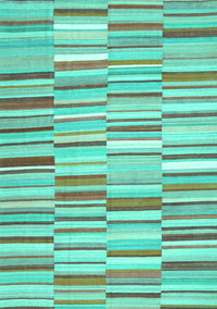 Southwestern Turquoise Country Rug, con653turq