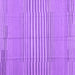 Square Abstract Purple Contemporary Rug, con654pur