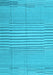 Machine Washable Abstract Light Blue Contemporary Rug, wshcon654lblu