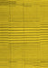 Machine Washable Abstract Yellow Contemporary Rug, wshcon654yw