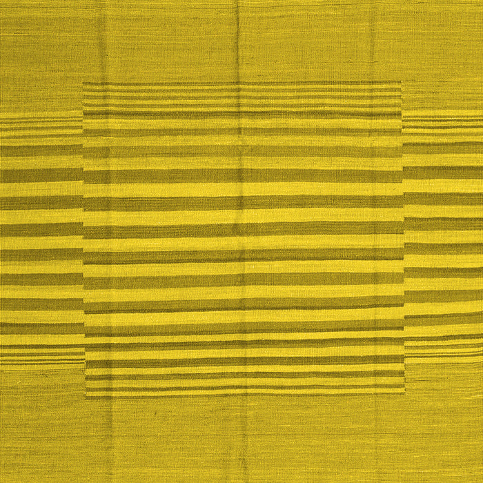 Machine Washable Abstract Yellow Contemporary Rug, wshcon654yw