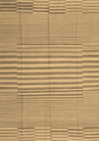 Abstract Brown Contemporary Rug, con654brn