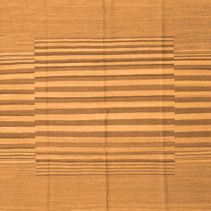 Abstract Orange Contemporary Rug, con654org