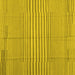 Square Abstract Yellow Contemporary Rug, con654yw