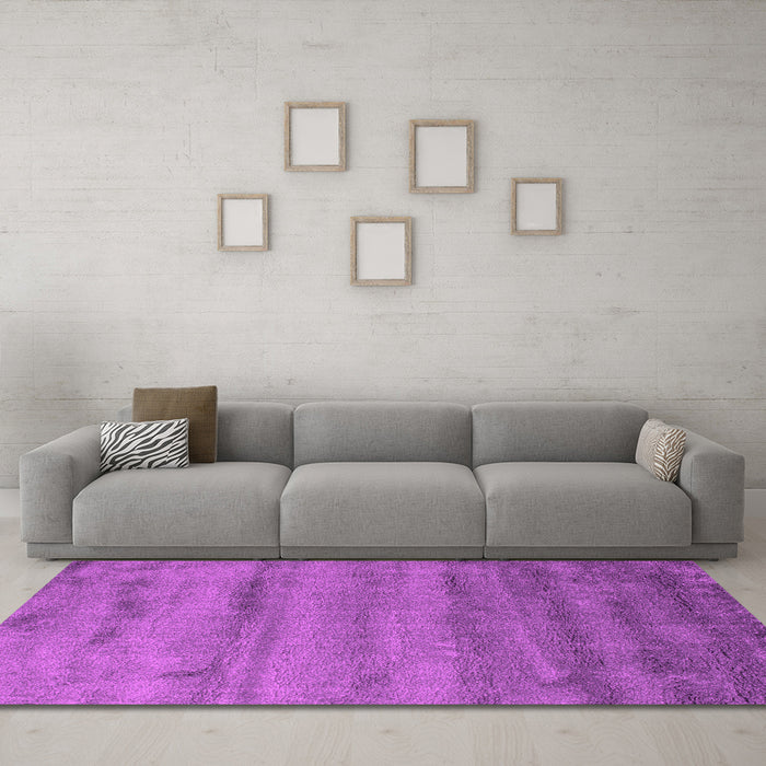 Machine Washable Abstract Pink Contemporary Rug in a Living Room, wshcon655pnk