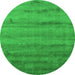 Machine Washable Abstract Green Contemporary Area Rugs, wshcon655grn