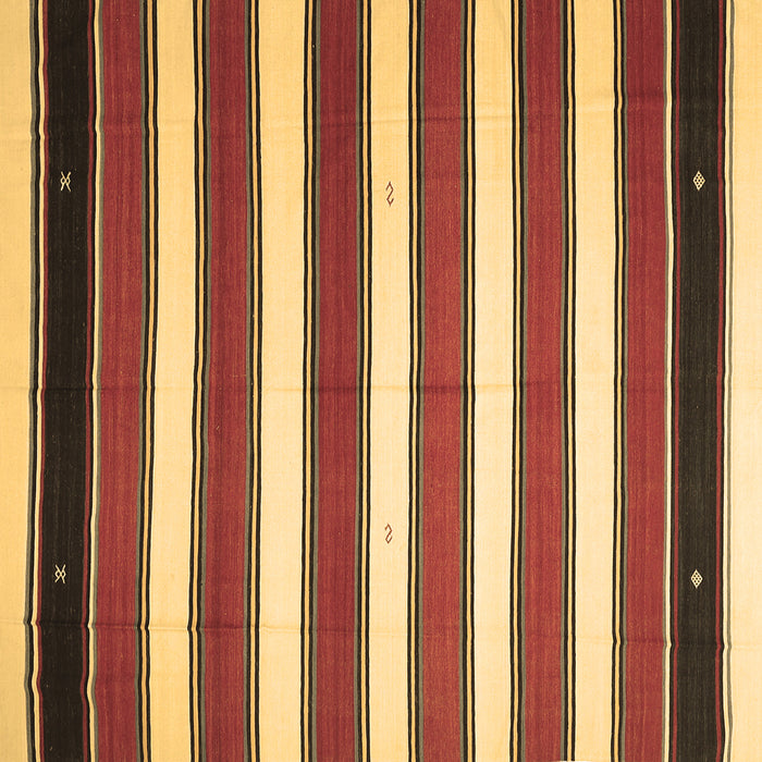 Square Machine Washable Oriental Brown Traditional Rug, wshcon656brn