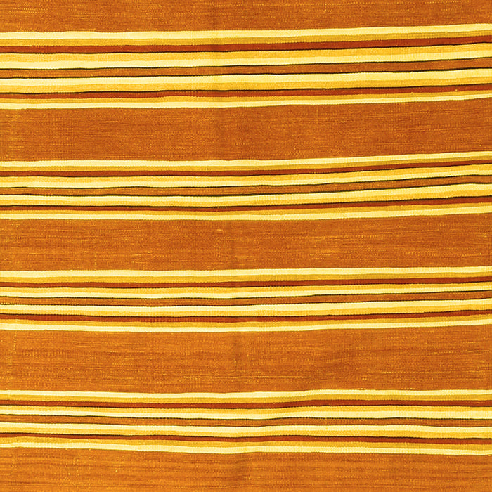 Machine Washable Oriental Yellow Traditional Rug, wshcon657yw