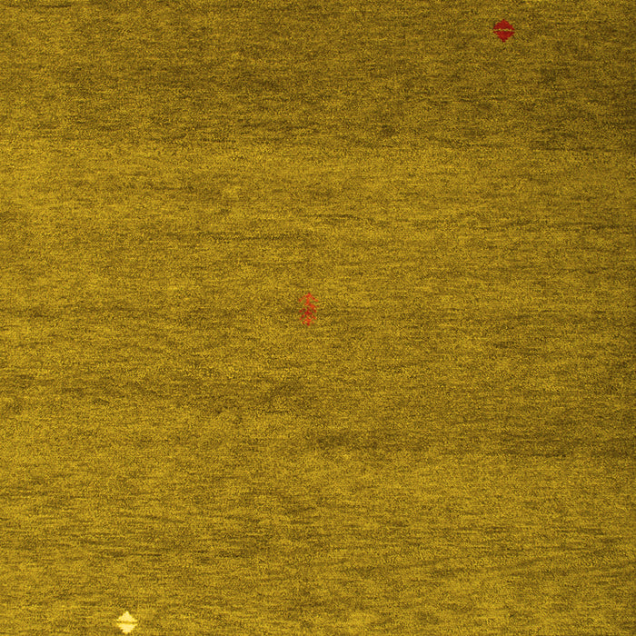 Abstract Yellow Contemporary Rug, con658yw