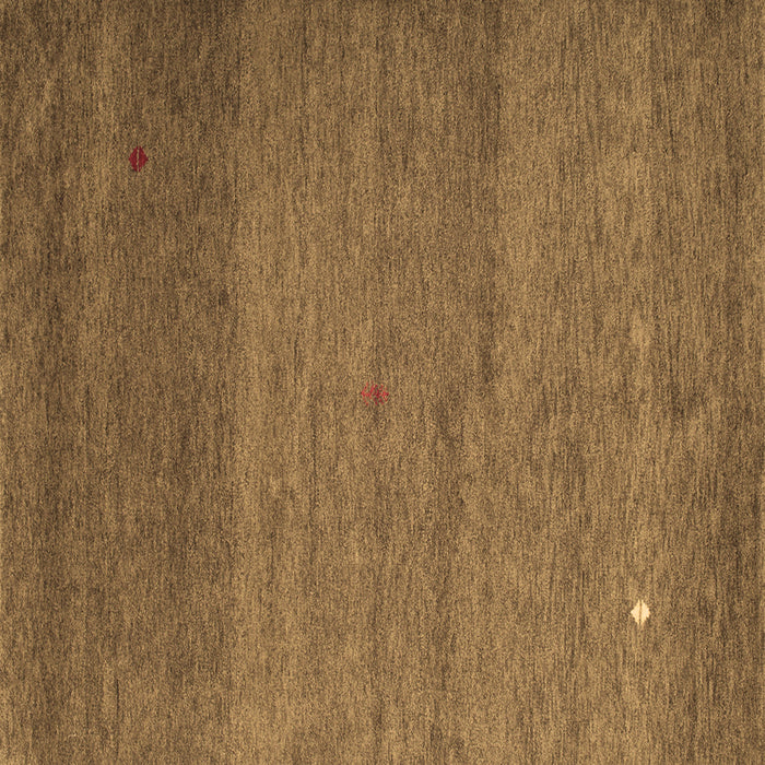 Square Abstract Brown Contemporary Rug, con658brn