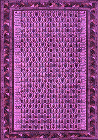 Abstract Purple Contemporary Rug, con659pur