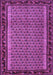Machine Washable Abstract Purple Contemporary Area Rugs, wshcon659pur