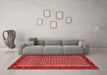 Contemporary Red Washable Rugs