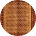 Machine Washable Abstract Orange Contemporary Area Rugs, wshcon659org