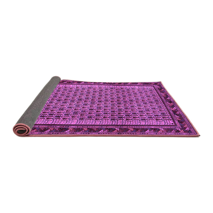 Sideview of Abstract Purple Contemporary Rug, con659pur