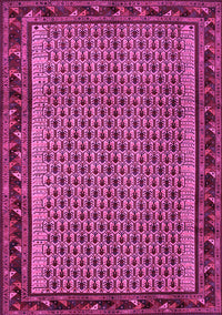 Abstract Pink Contemporary Rug, con659pnk