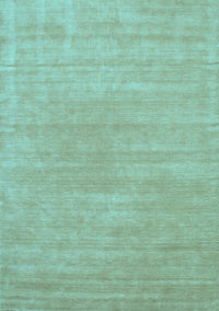 Solid Light Blue Modern Rug, con65lblu