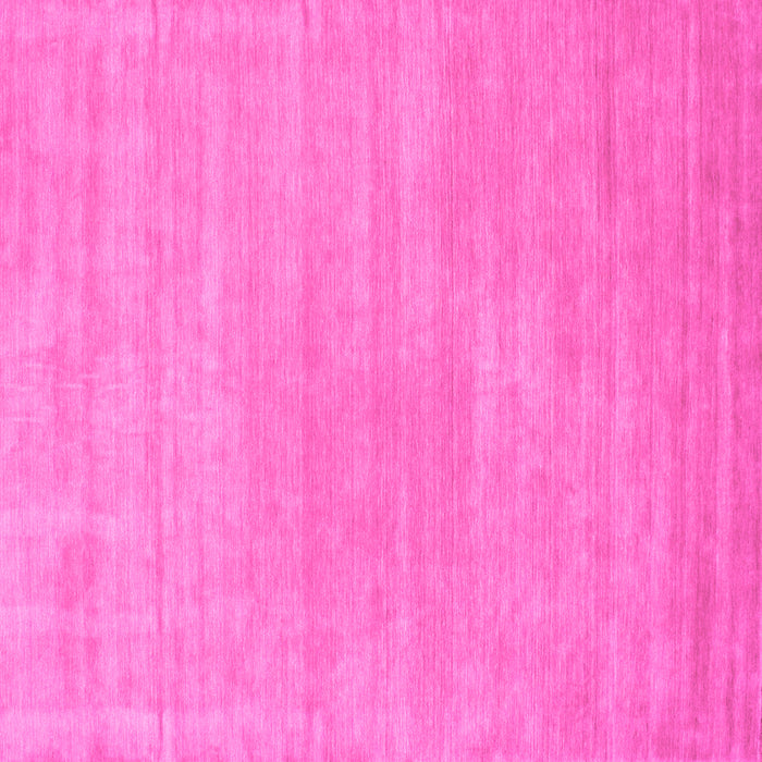 Square Solid Pink Modern Rug, con65pnk