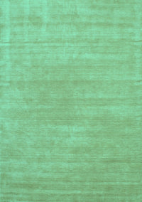 Solid Turquoise Modern Rug, con65turq