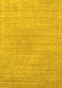 Solid Yellow Modern Rug, con65yw