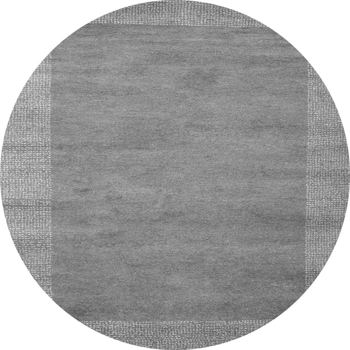 Square Abstract Gray Contemporary Rug, con660gry