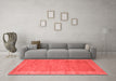 Contemporary Red Washable Rugs