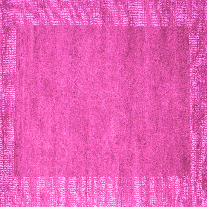 Square Machine Washable Abstract Pink Contemporary Rug, wshcon660pnk
