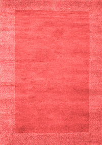 Abstract Red Contemporary Rug, con660red