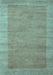 Machine Washable Abstract Light Blue Contemporary Rug, wshcon660lblu