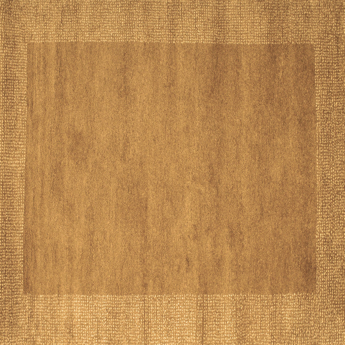 Square Machine Washable Abstract Brown Contemporary Rug, wshcon660brn