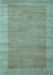 Abstract Light Blue Contemporary Rug, con660lblu