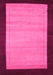 Machine Washable Abstract Pink Contemporary Rug, wshcon661pnk