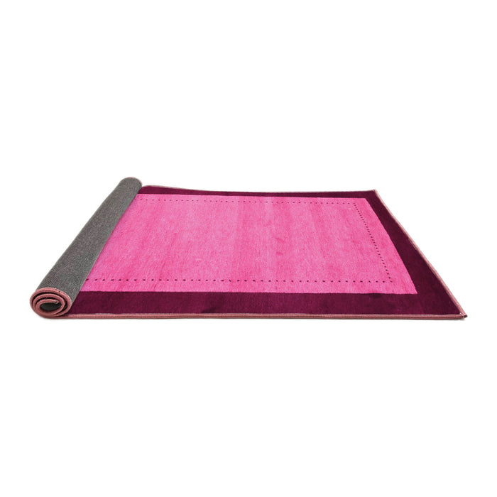 Sideview of Abstract Pink Contemporary Rug, con661pnk