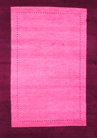 Abstract Pink Contemporary Rug, con661pnk