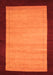 Serging Thickness of Machine Washable Abstract Orange Contemporary Area Rugs, wshcon661org