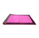 Sideview of Abstract Purple Contemporary Rug, con661pur