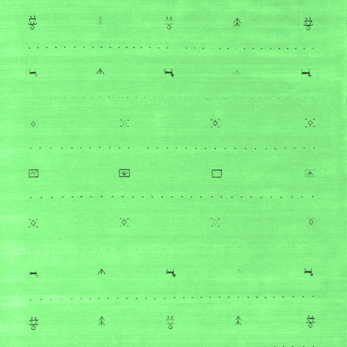 Solid Emerald Green Modern Rug, con662emgrn