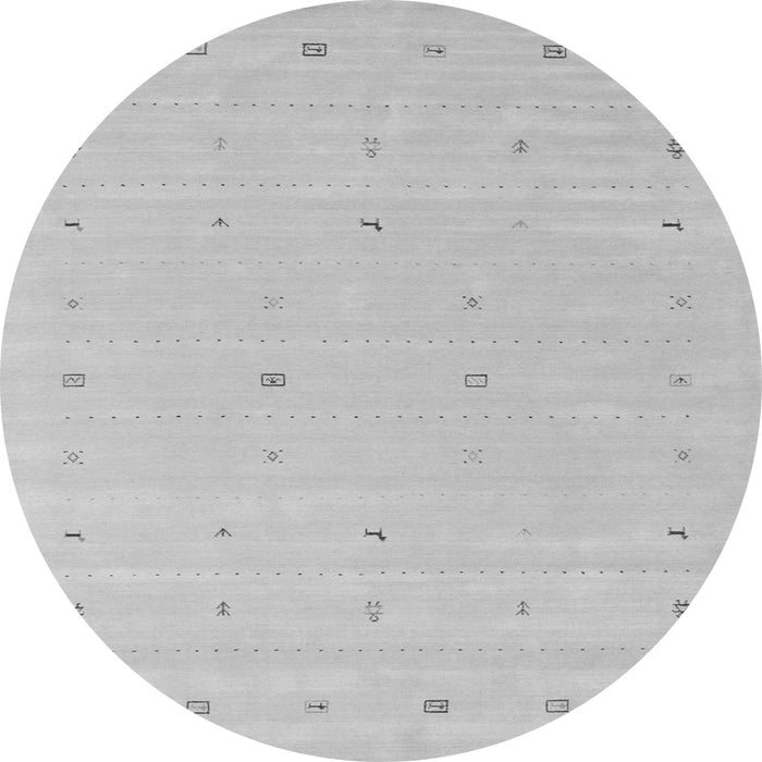 Machine Washable Solid Gray Modern Rug, wshcon662gry