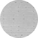 Machine Washable Solid Gray Modern Rug, wshcon662gry