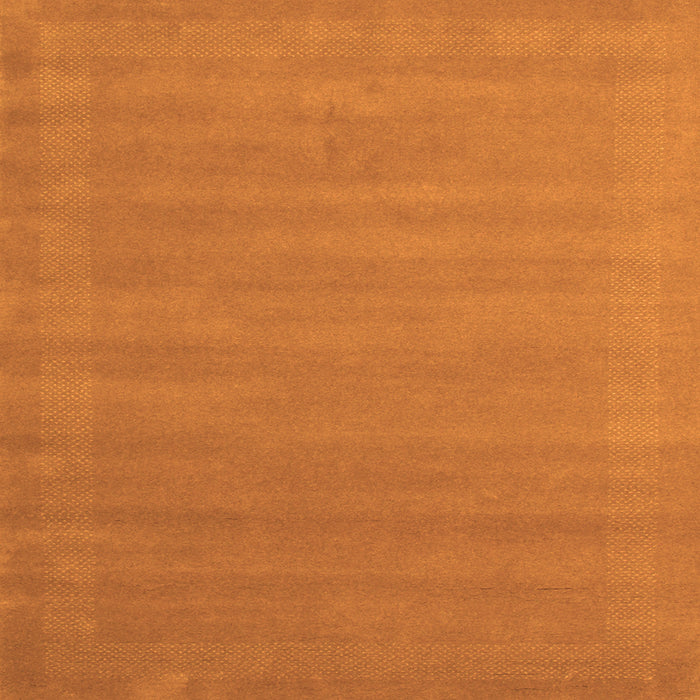 Serging Thickness of Abstract Orange Contemporary Rug, con663org