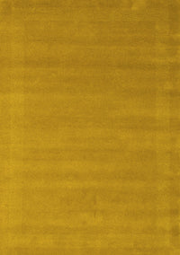 Abstract Yellow Contemporary Rug, con663yw