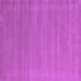 Square Machine Washable Abstract Purple Contemporary Area Rugs, wshcon663pur