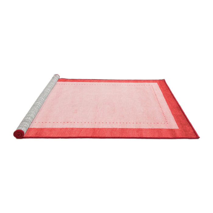Modern Red Washable Rugs