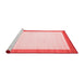 Modern Red Washable Rugs