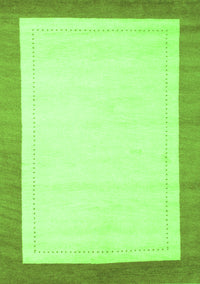 Solid Green Modern Rug, con664grn