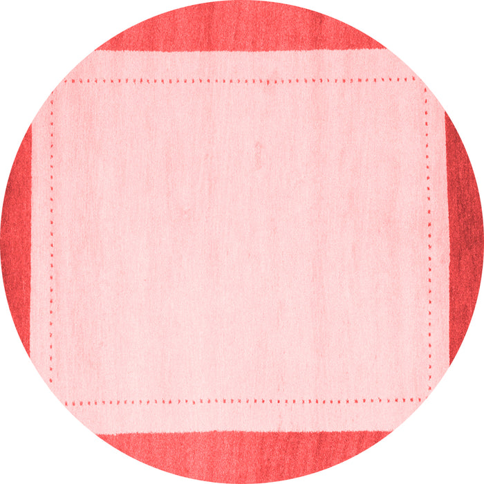 Machine Washable Solid Red Modern Rug, wshcon664red