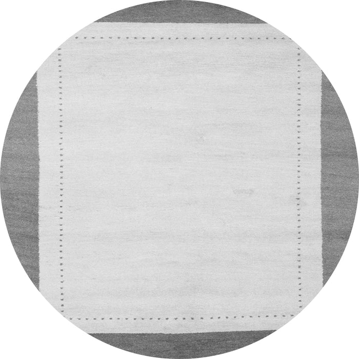 Machine Washable Solid Gray Modern Rug, wshcon664gry