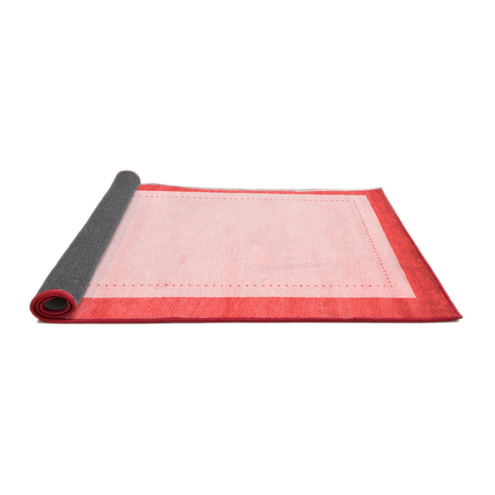 Solid Red Modern Area Rugs